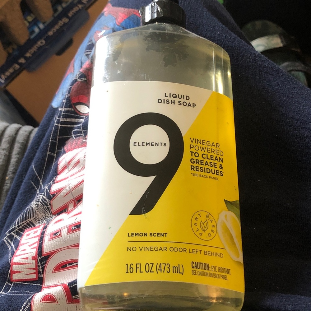 Element Yellow & White Liquid Dish Soap - Lemon Scent